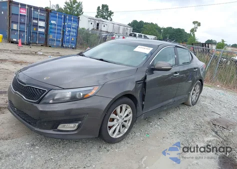 2015 Kia Optima Lx из США, поврежденный, VIN 5XXGM4A78FG371176